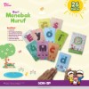 Flash Card Wipe & Clean Menebak Huruf - Kartu Belajar Anak Bergambar - Konsep Studio